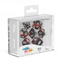 Oakie Doakie Dice Würfel RPG-Set Glow in the Dark - Lava 7 Stück